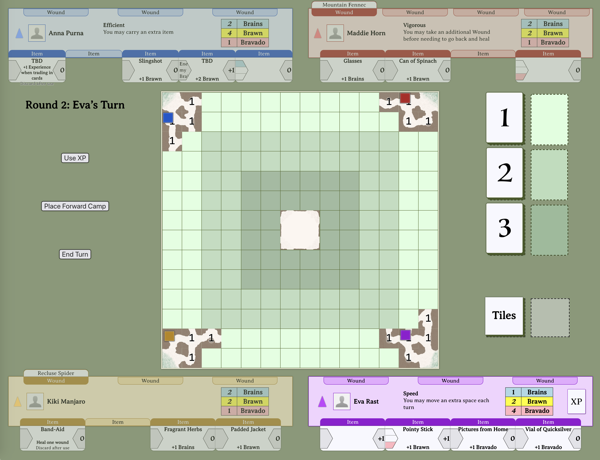 Screenshot of the just-launched Alpha